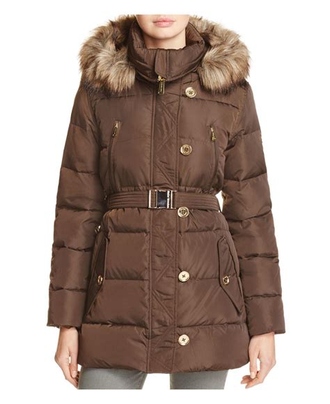 black winter coat michael kors|Michael Kors long winter coats.